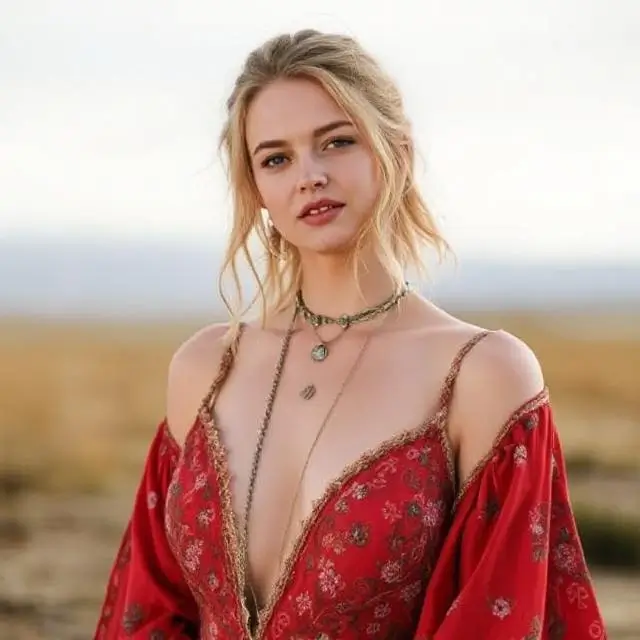 Model Elara featured in a story