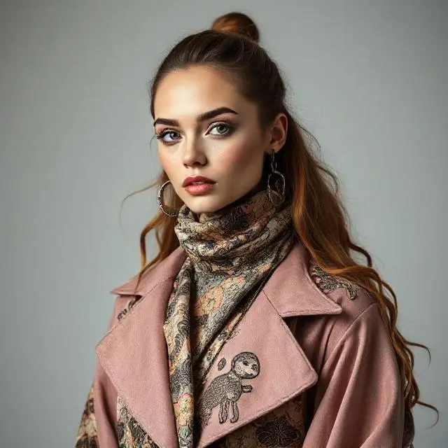 A model with unique, captivating features